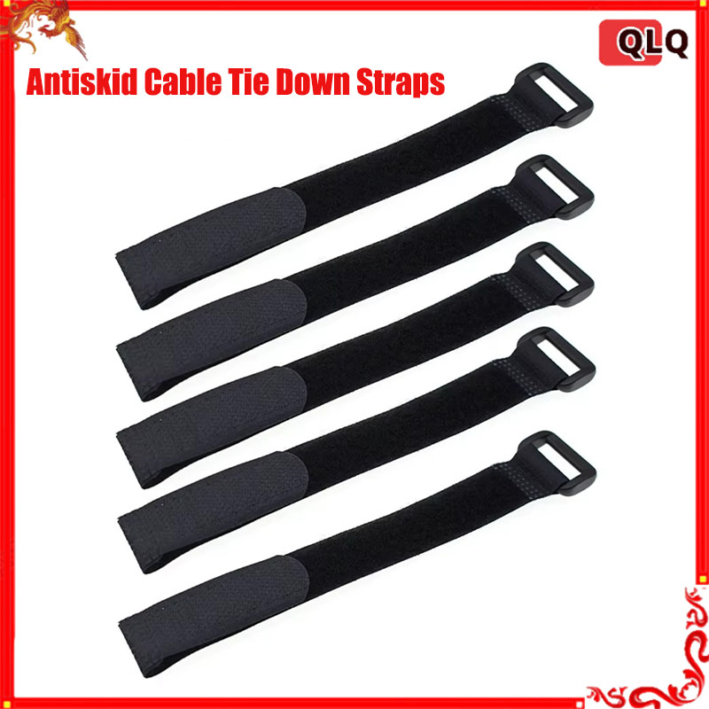 Drone Battery Strap - 5 adet/grup Siyah Dayanıklı Antiskid kablo