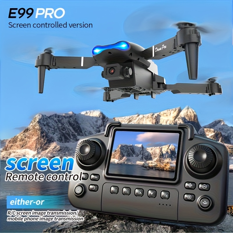 Drone Propeller Guard - E99 PRO MAX Katlanabilir Drone: Çift