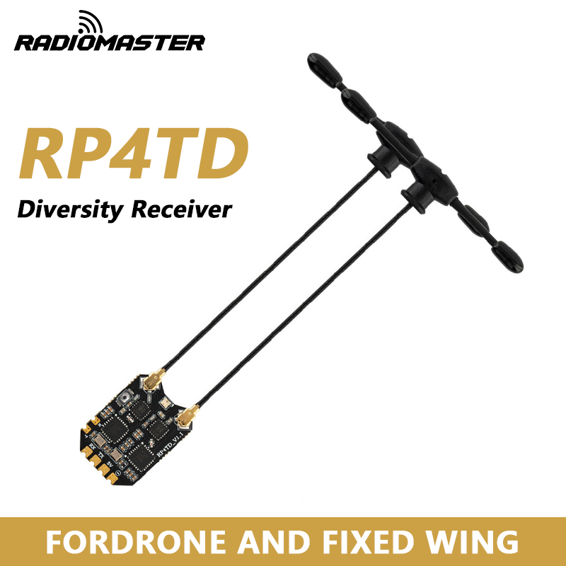 Drone Battery Strap - RadioMaster RP4TD ExpressLRS 2.4GHz Çift Antenli