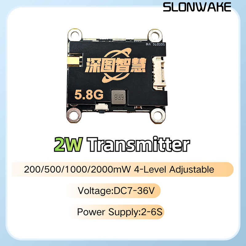 SLONWAKE 5.8G 56CH 2W verici V - Drone Frame incelemesi ve fiyatı