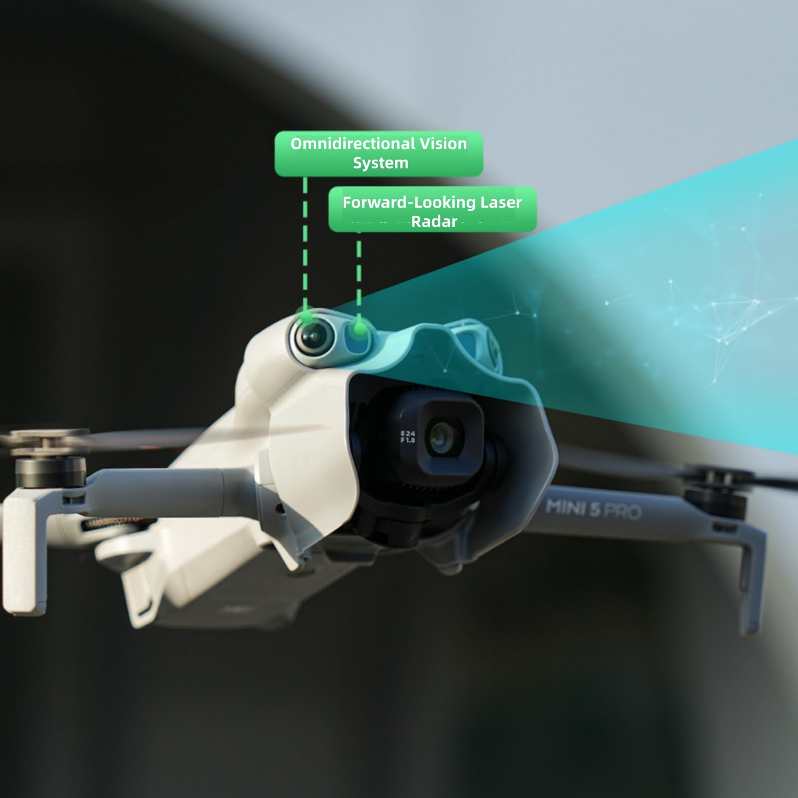 DJI Mini 5 Pro için Lens Koruy - Drone Propeller Guard incelemesi ve fiyatı