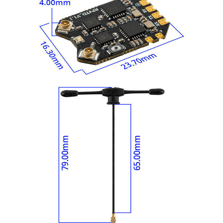 RadioMaster RP4TD ExpressLRS 2 - Drone Battery Strap incelemesi ve fiyatı